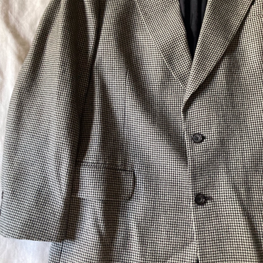 Very Sharp Black White Houndstooth Jacket,By Reno… - image 4